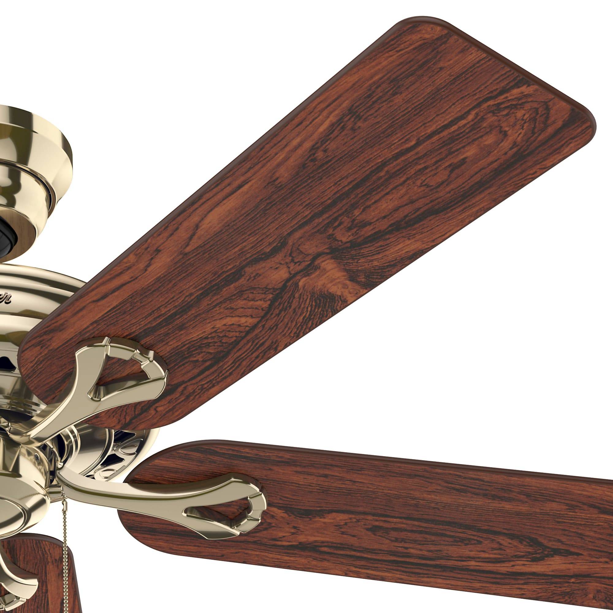 Deckenventilator Savoy Messing poliert