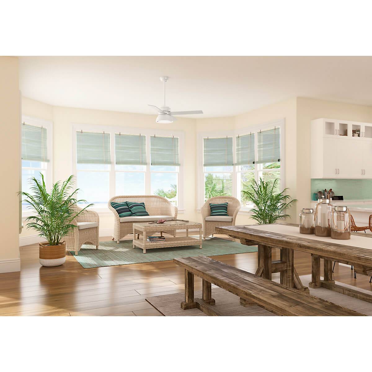 Deckenventilator Loki Weiß mit Licht & Fernbedienung