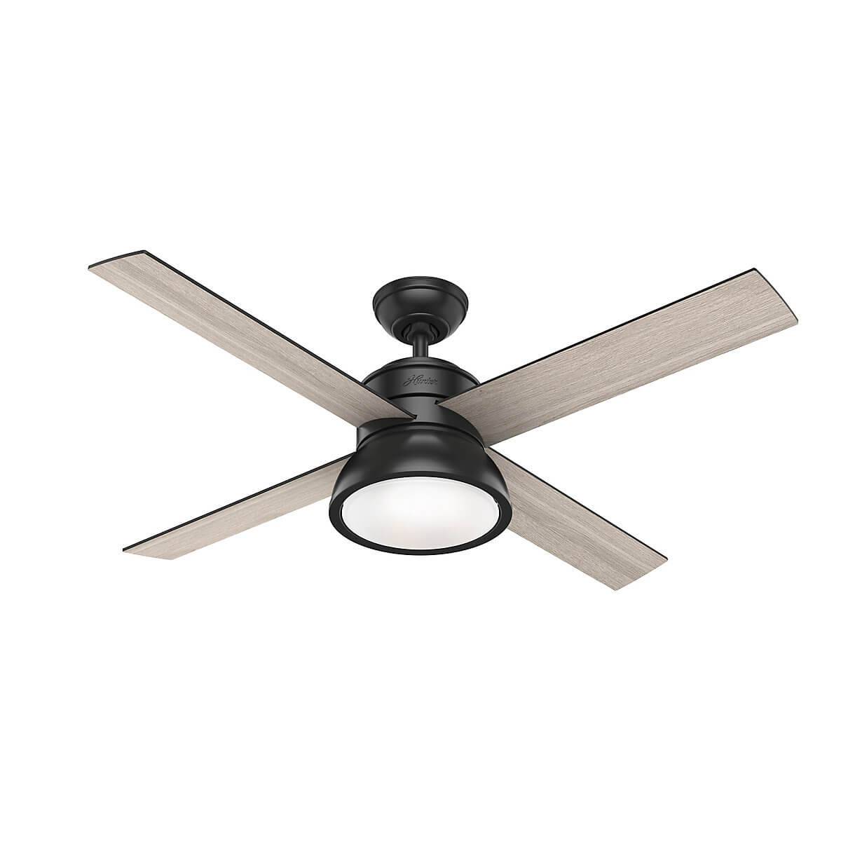 Deckenventilator Loki Schwarz mit Licht & Fernbedienung