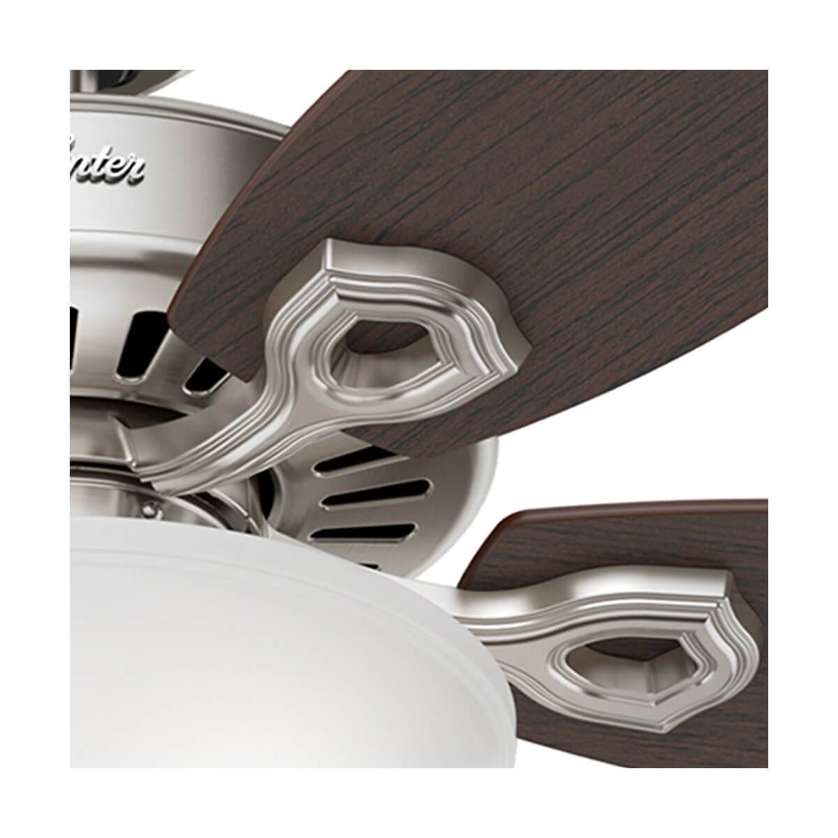 Deckenventilator Builder Deluxe Nickel mit Licht