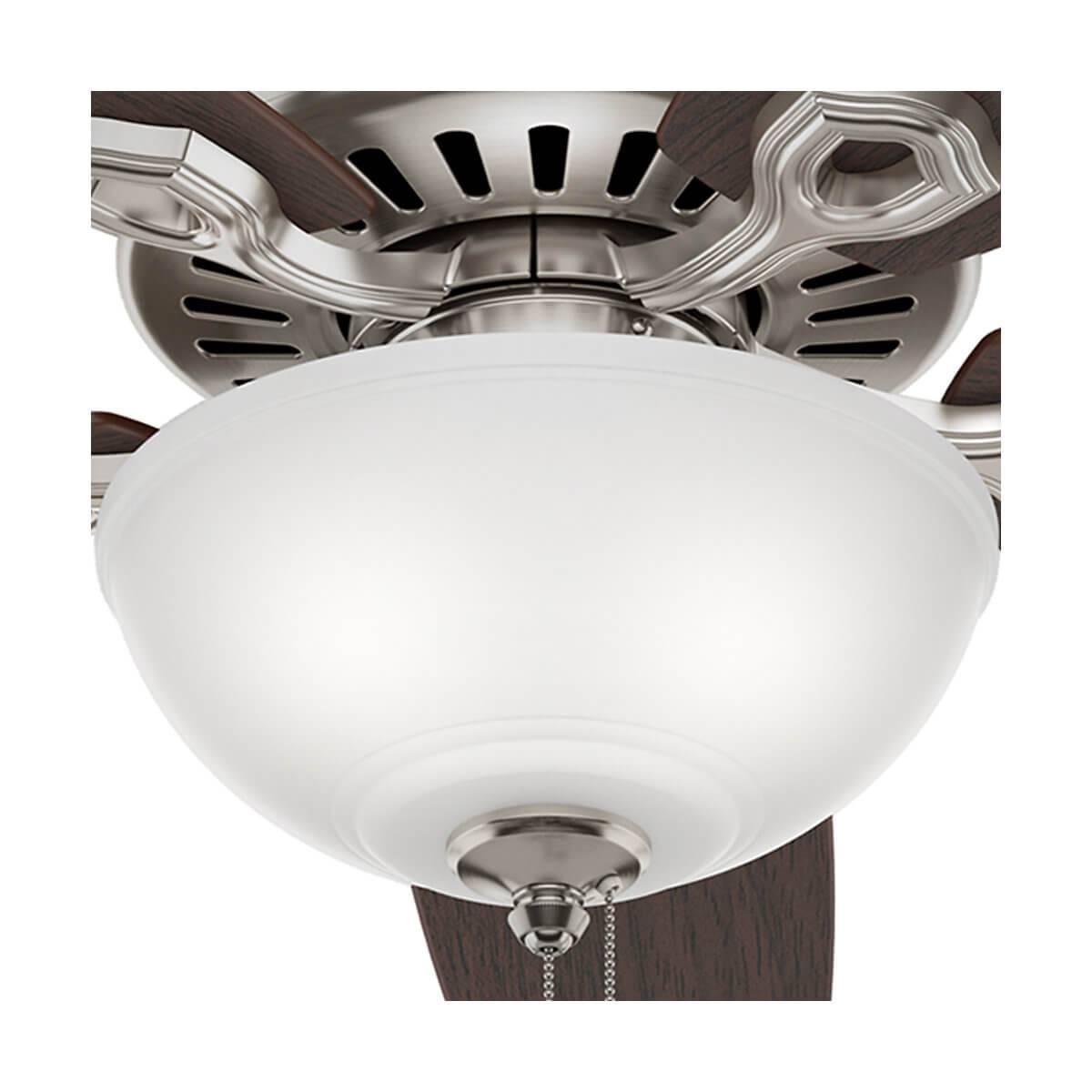 Deckenventilator Builder Deluxe Nickel mit Licht