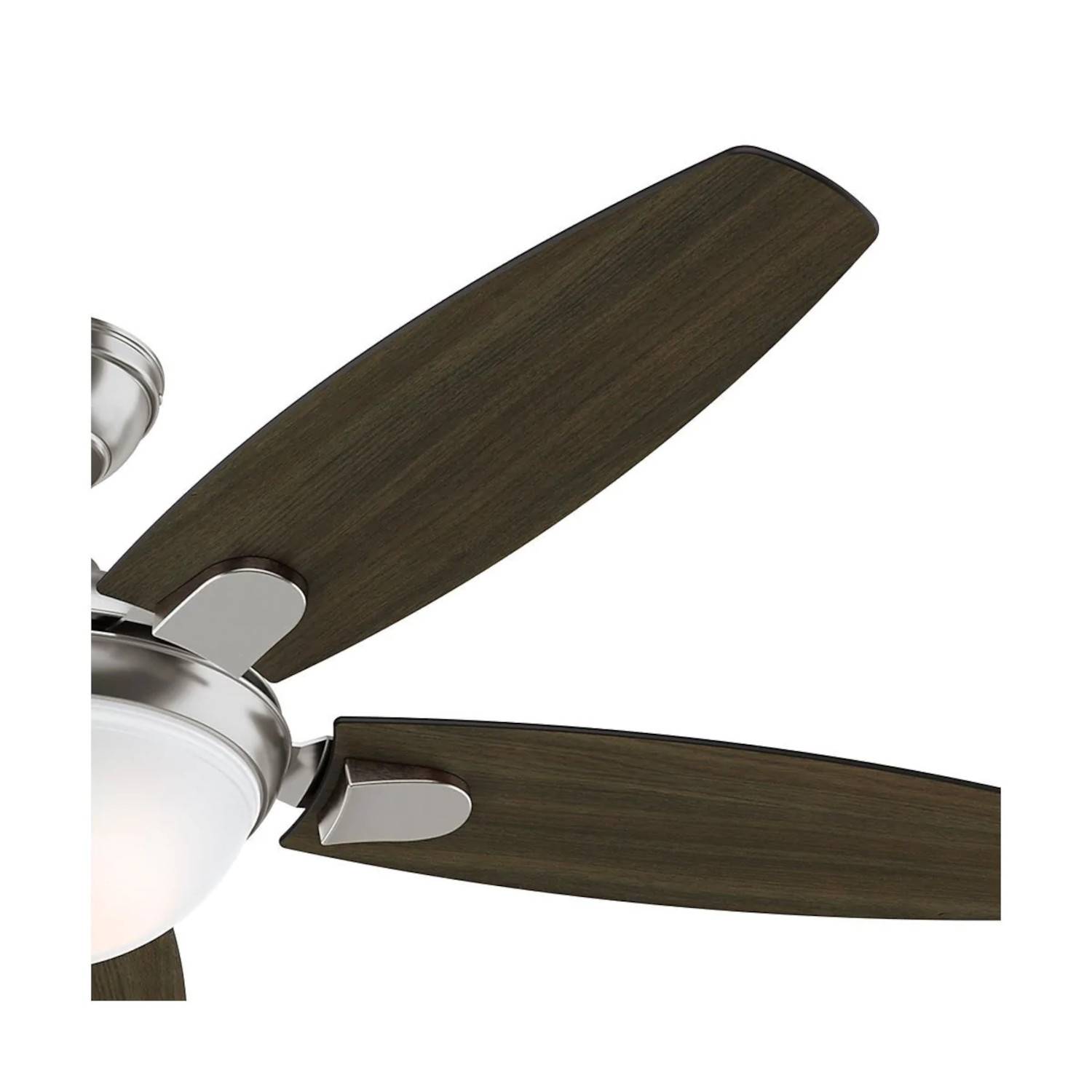 Deckenventilator Contempo Nickel mit Licht & Fernbedienung