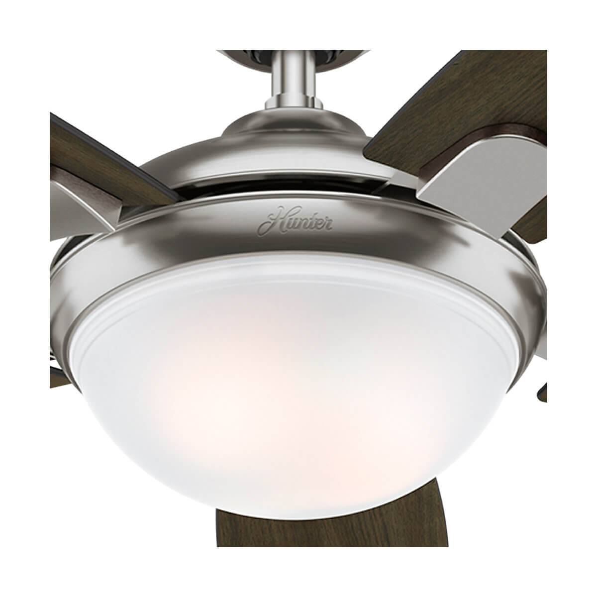 Deckenventilator Contempo Nickel mit Licht & Fernbedienung