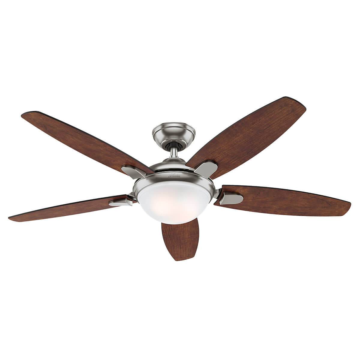 Deckenventilator Contempo Nickel mit Licht & Fernbedienung