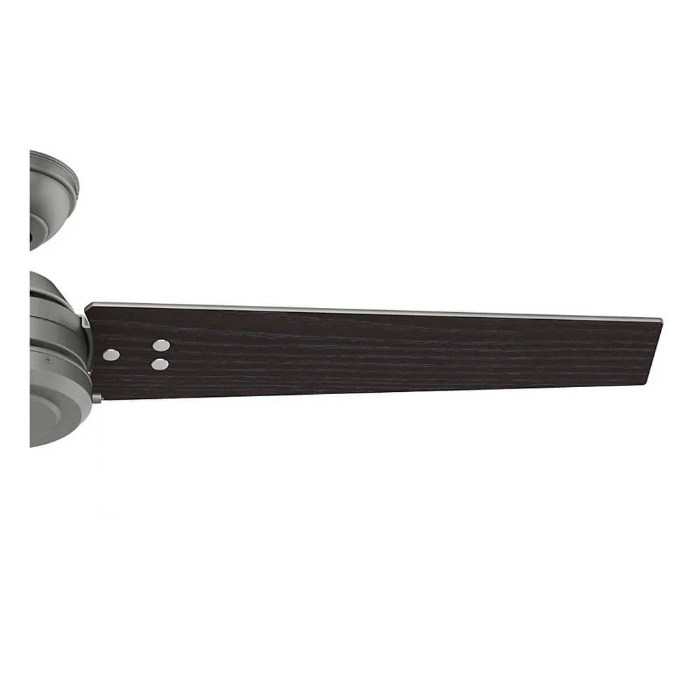 Deckenventilator Protos Silber 132 cm mit Wandschalter