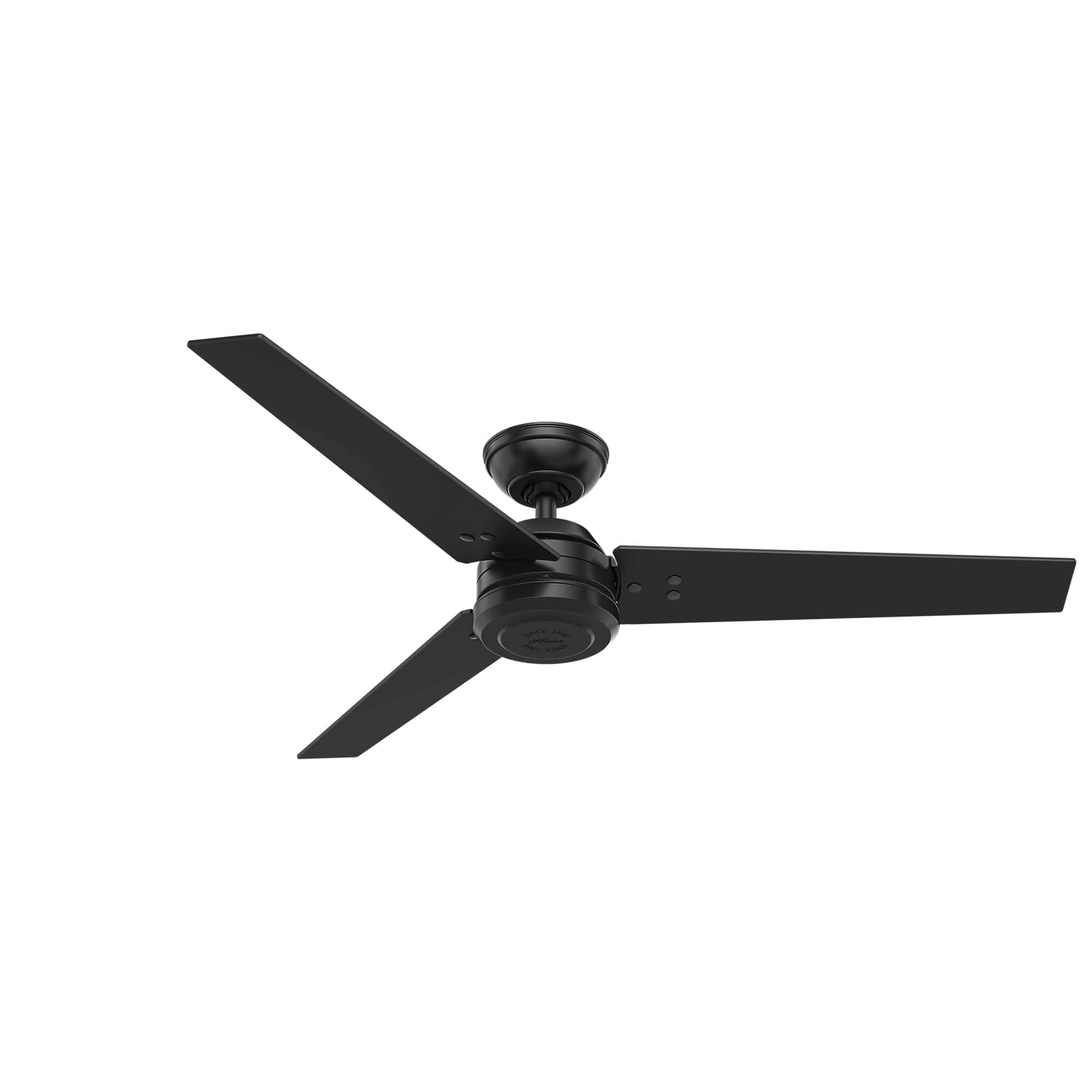 Deckenventilator Protos Schwarz 132 cm mit Wandschalter