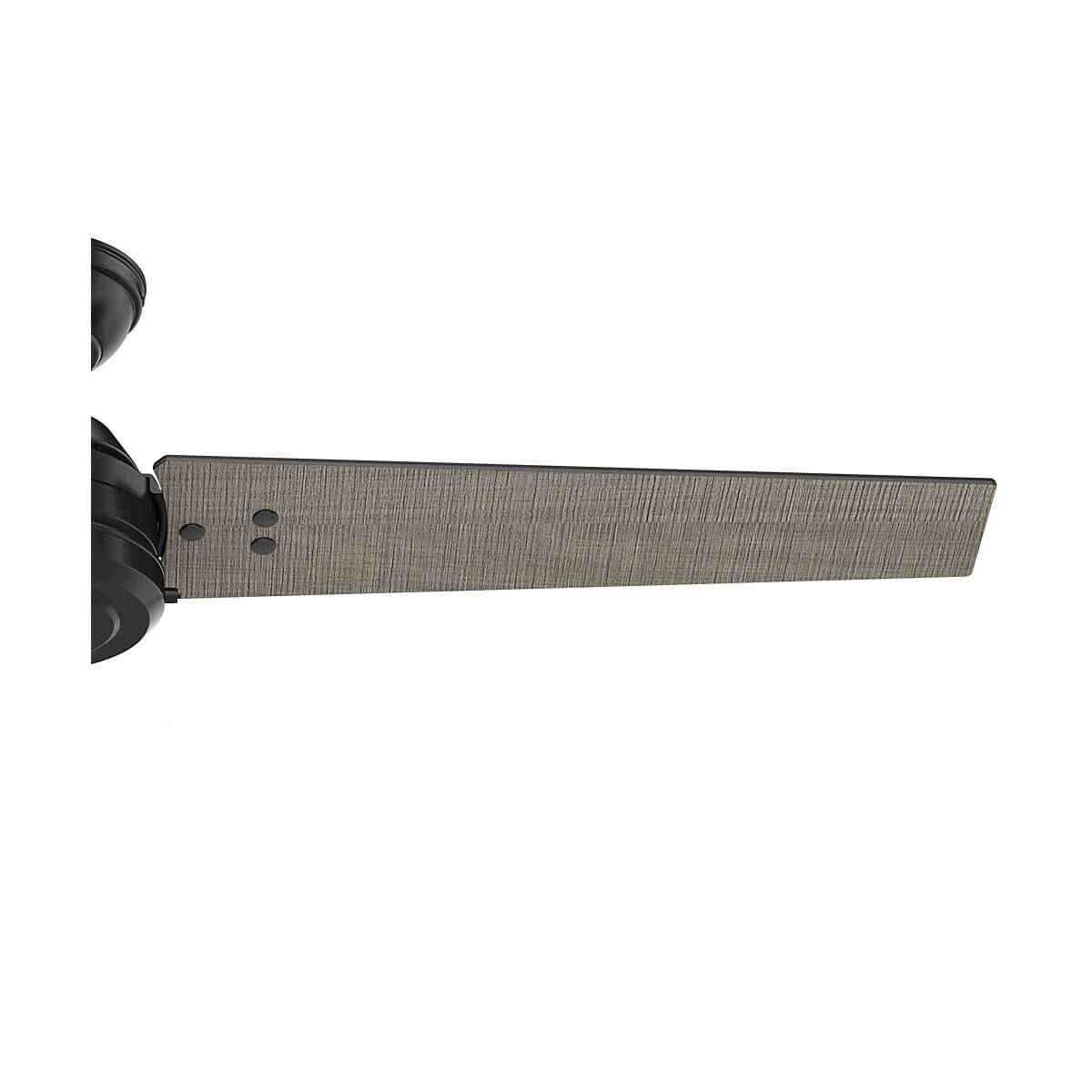 Deckenventilator Protos Schwarz 132 cm mit Wandschalter