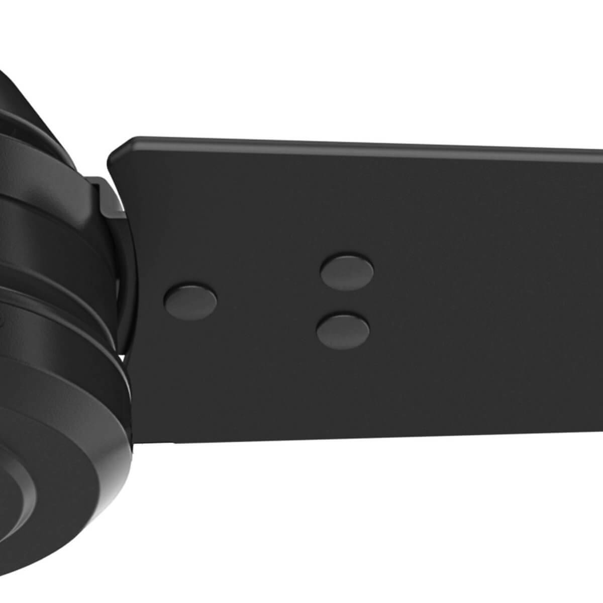 Deckenventilator Protos Schwarz 132 cm mit Wandschalter