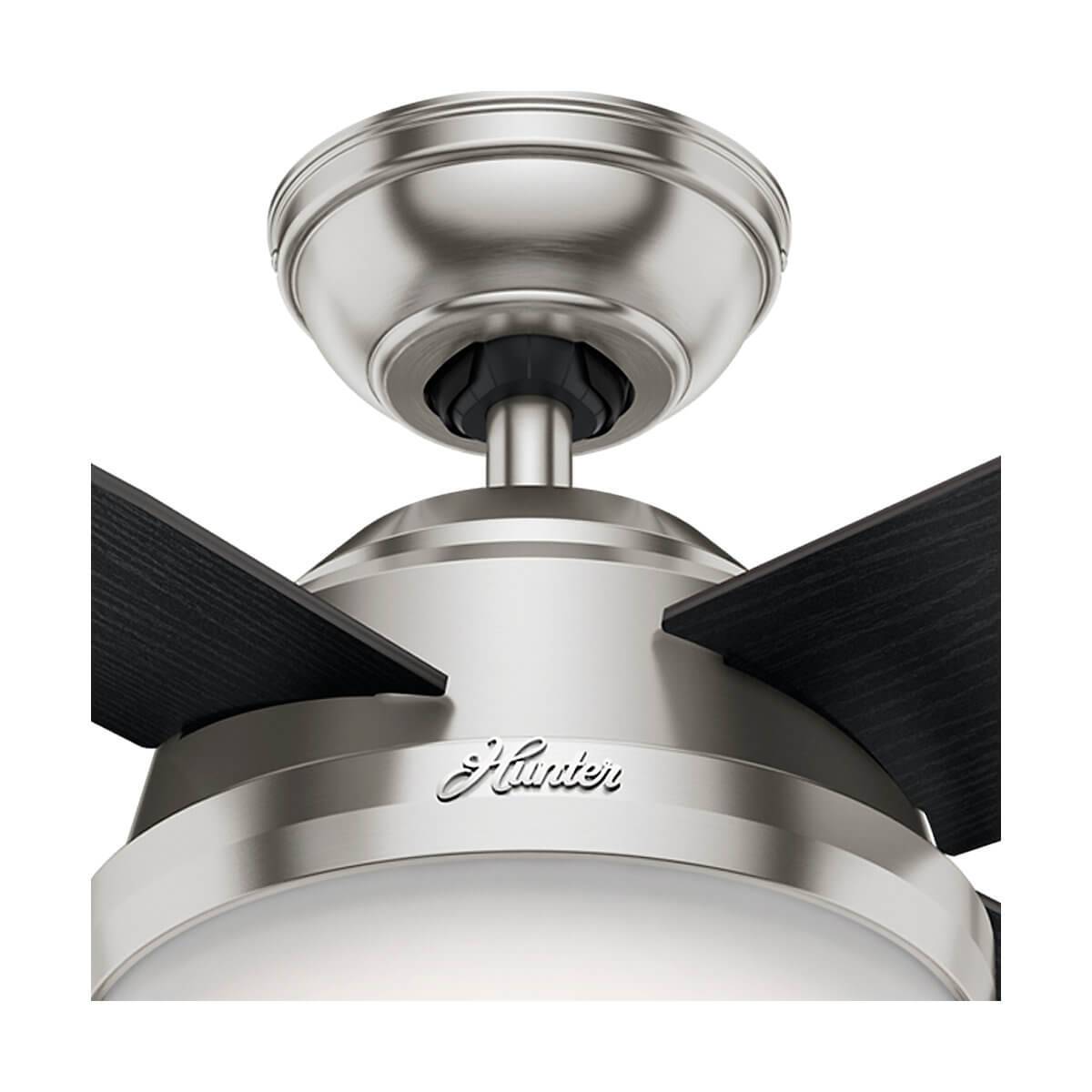 Deckenventilator Dante Nickel mit Licht & Fernbedienung