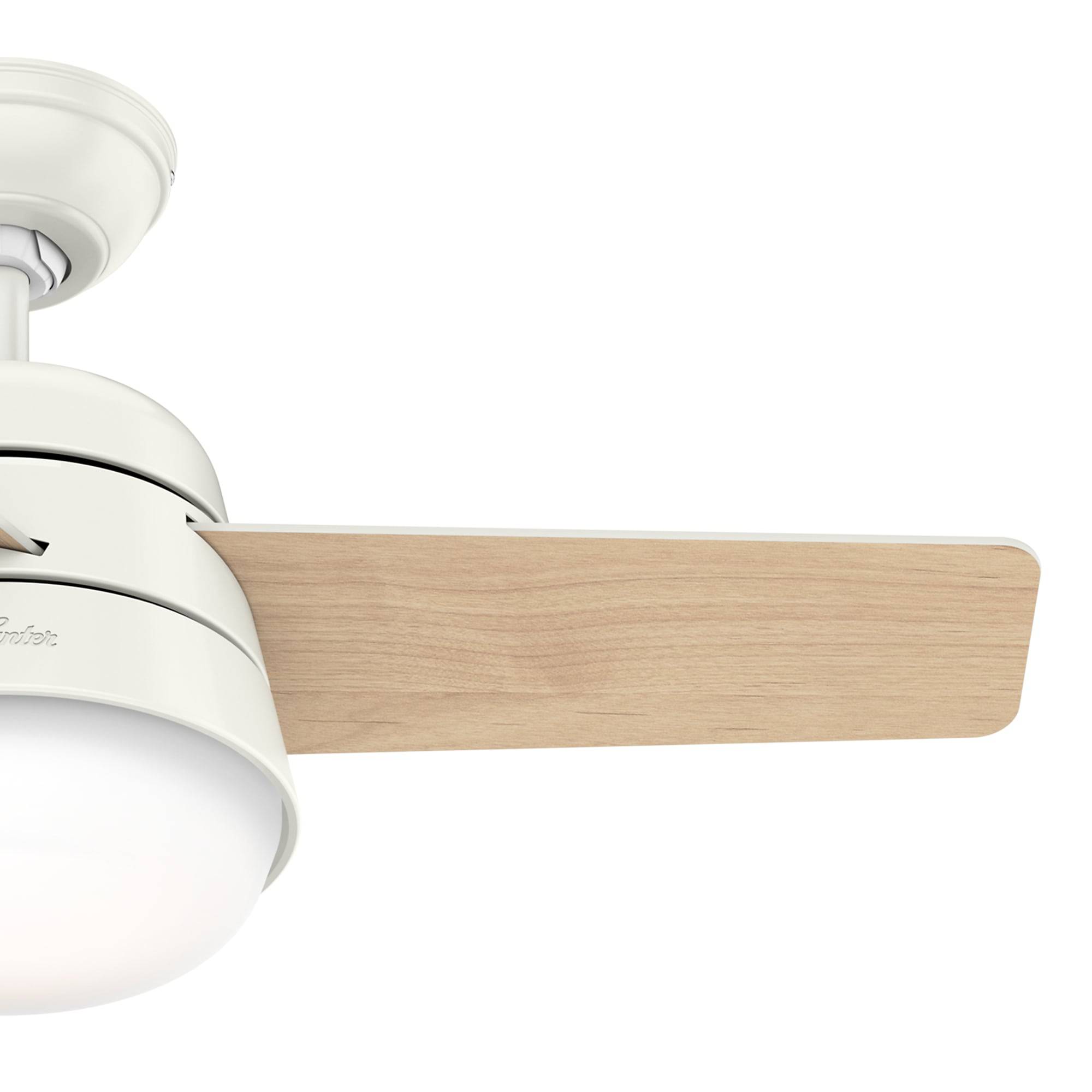 Deckenventilator Finley S Weiß mit Licht & Fernbedienung