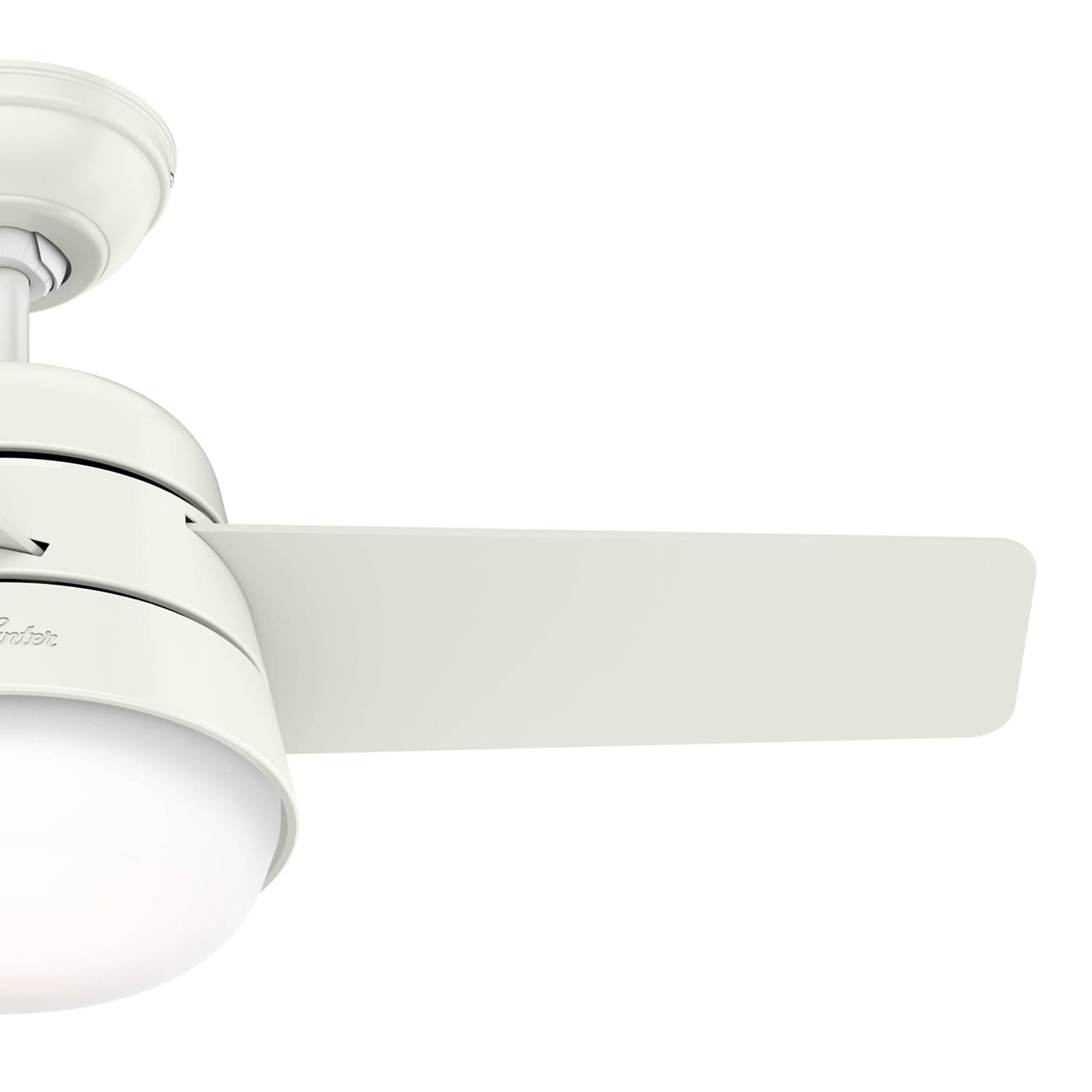 Deckenventilator Finley S Weiß mit Licht & Fernbedienung