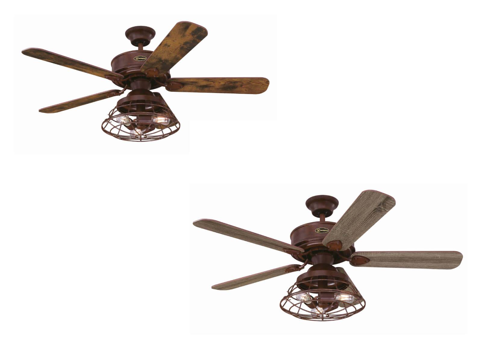 Deckenventilator Barnett Braun 122 cm mit LED Leuchte