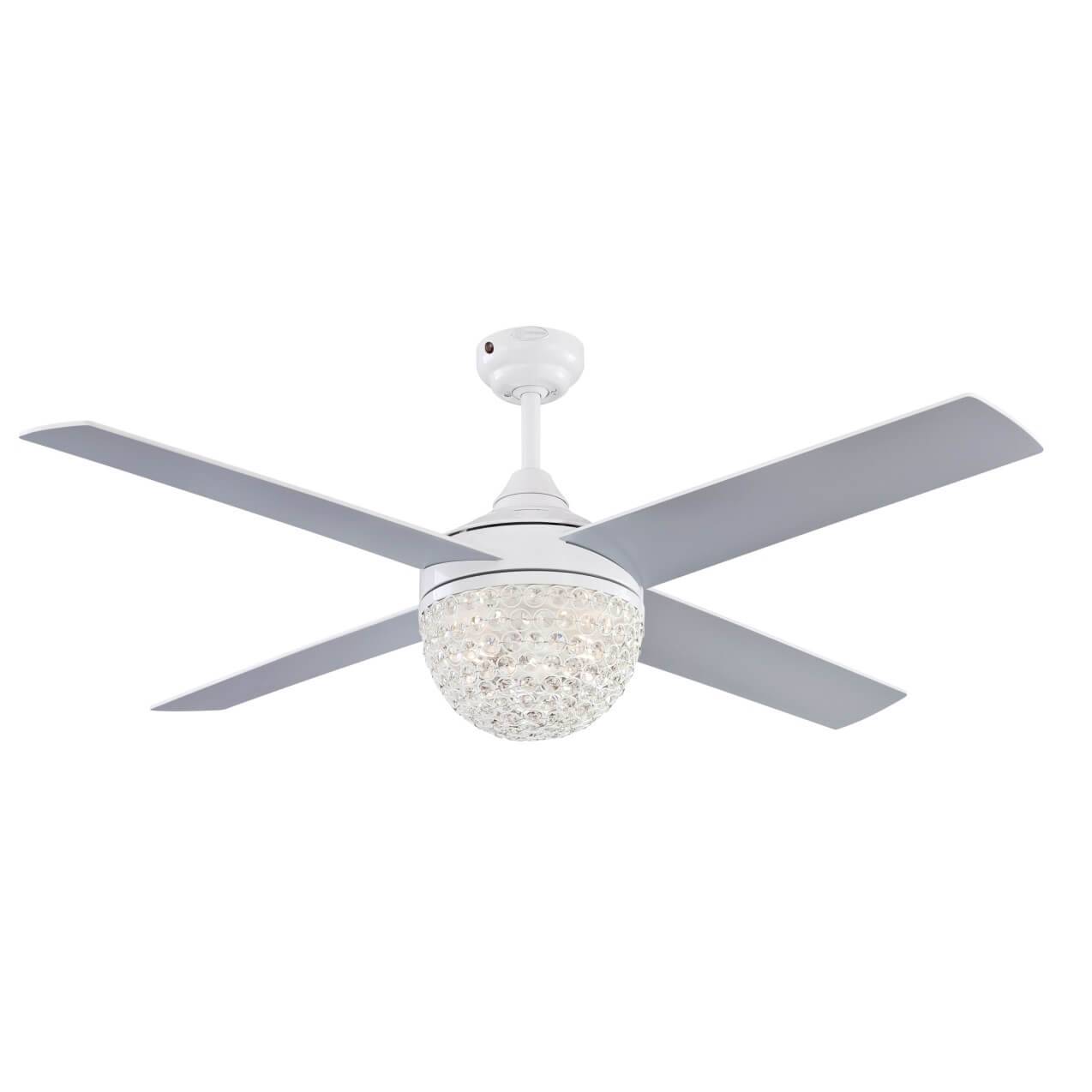 Deckenventilator Kelcie Weiß 132 cm mit Licht