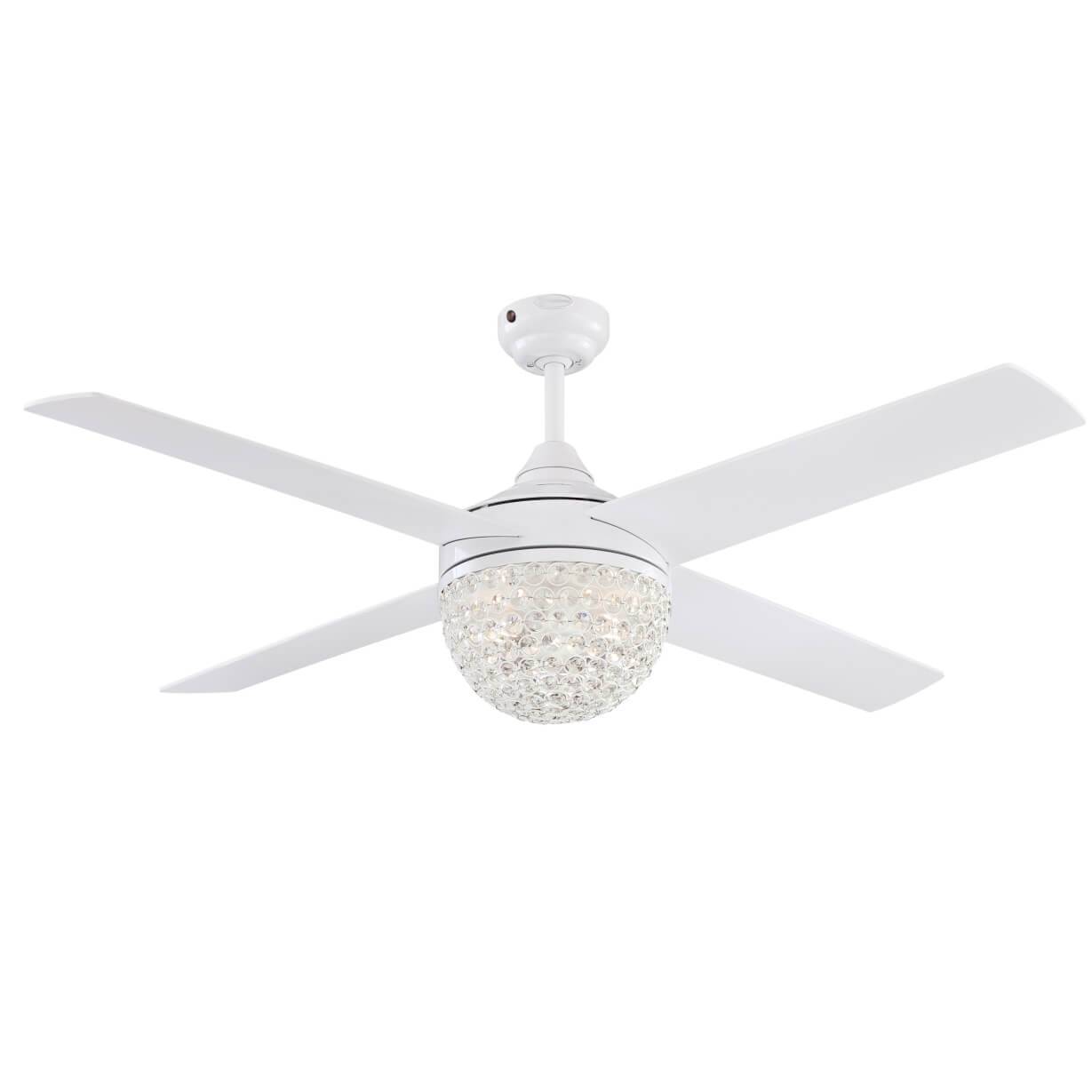 Deckenventilator Kelcie Weiß 132 cm mit Licht