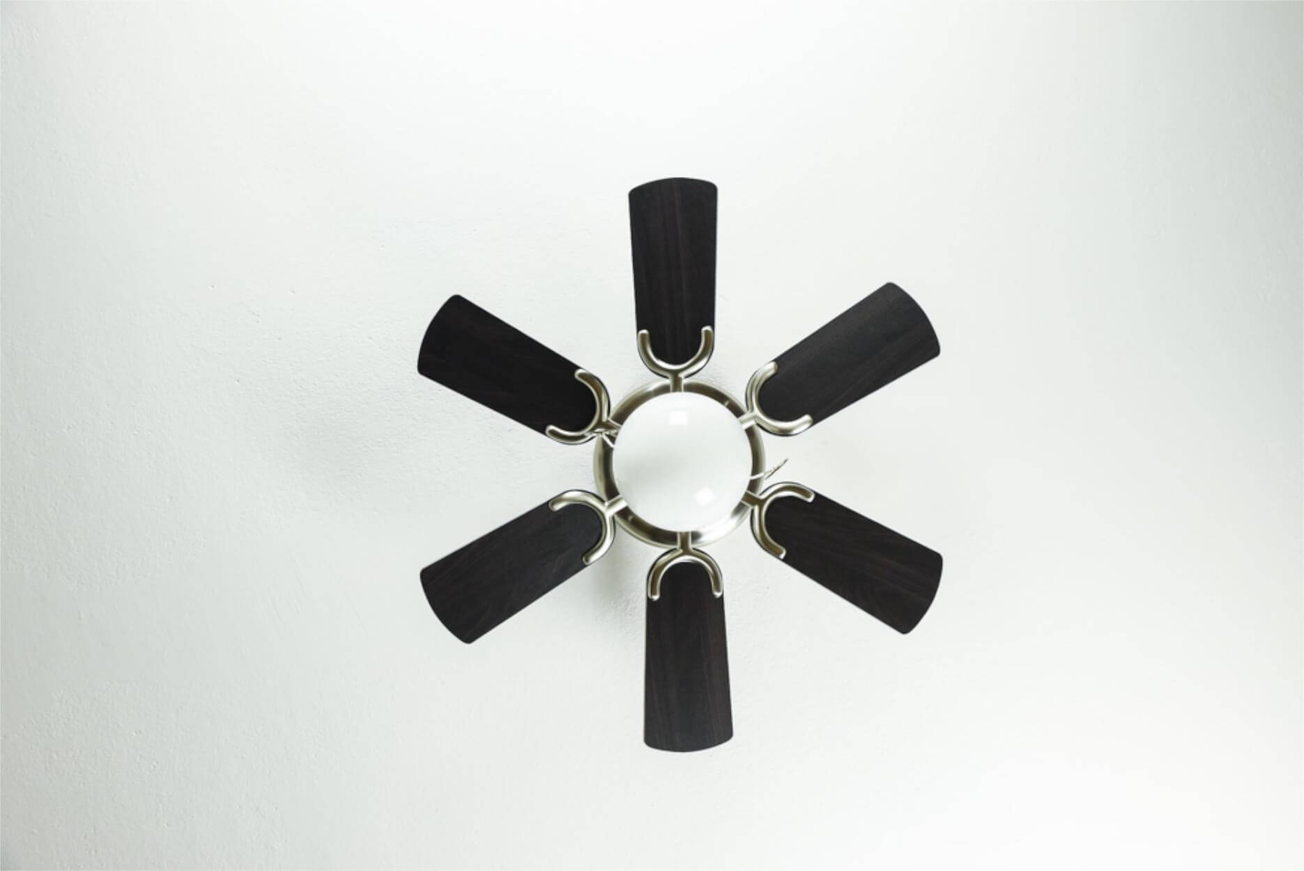 Deckenventilator Petite Nickel 76 cm mit Licht