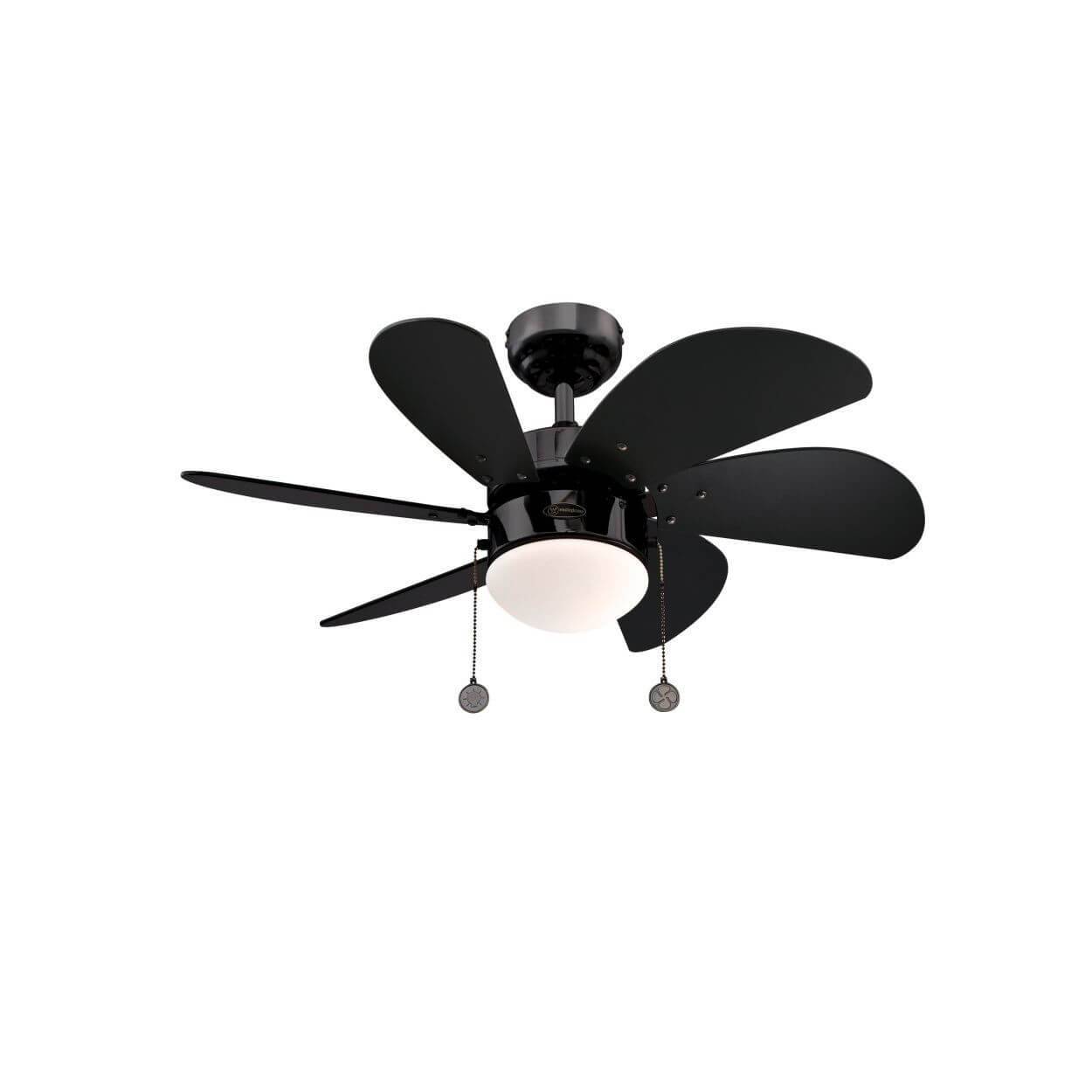 Deckenventilator Turbo Swirl Gun Metal 76 cm mit Licht