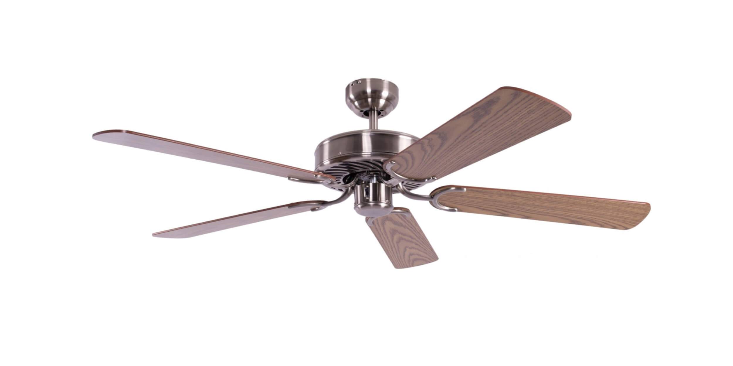 Deckenventilator Potkuri gealtertes Silber 132 cm