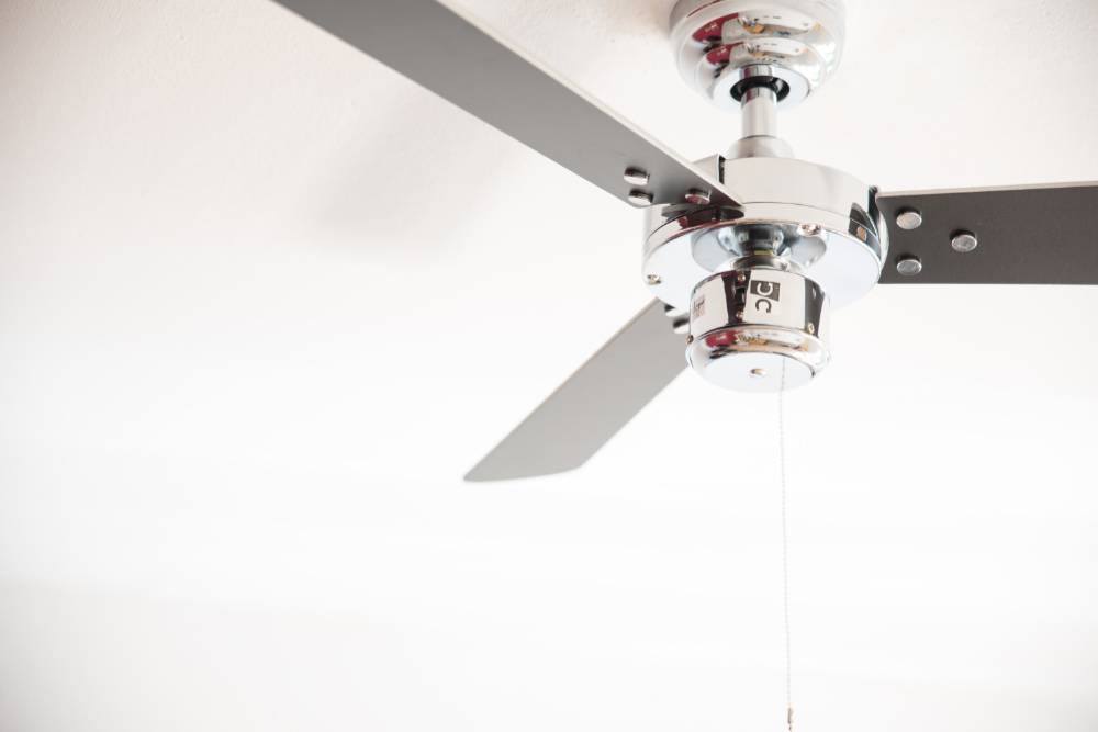Deckenventilator Cyrus Chrom mit Zugkette