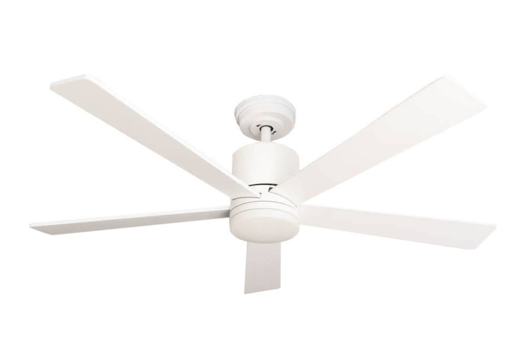 DC Deckenventilator Tibu 132 cm Weiß mit LED