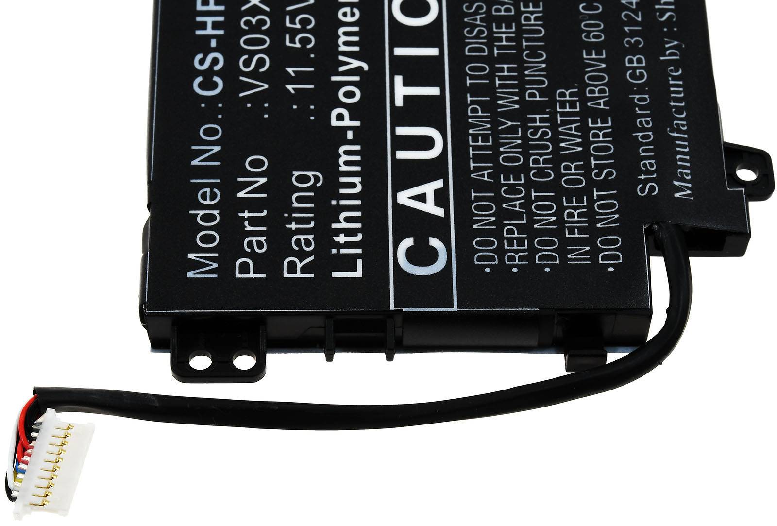 Powery Akku für Laptop HP Envy 15-AS000, 11,55V, Li-Polymer