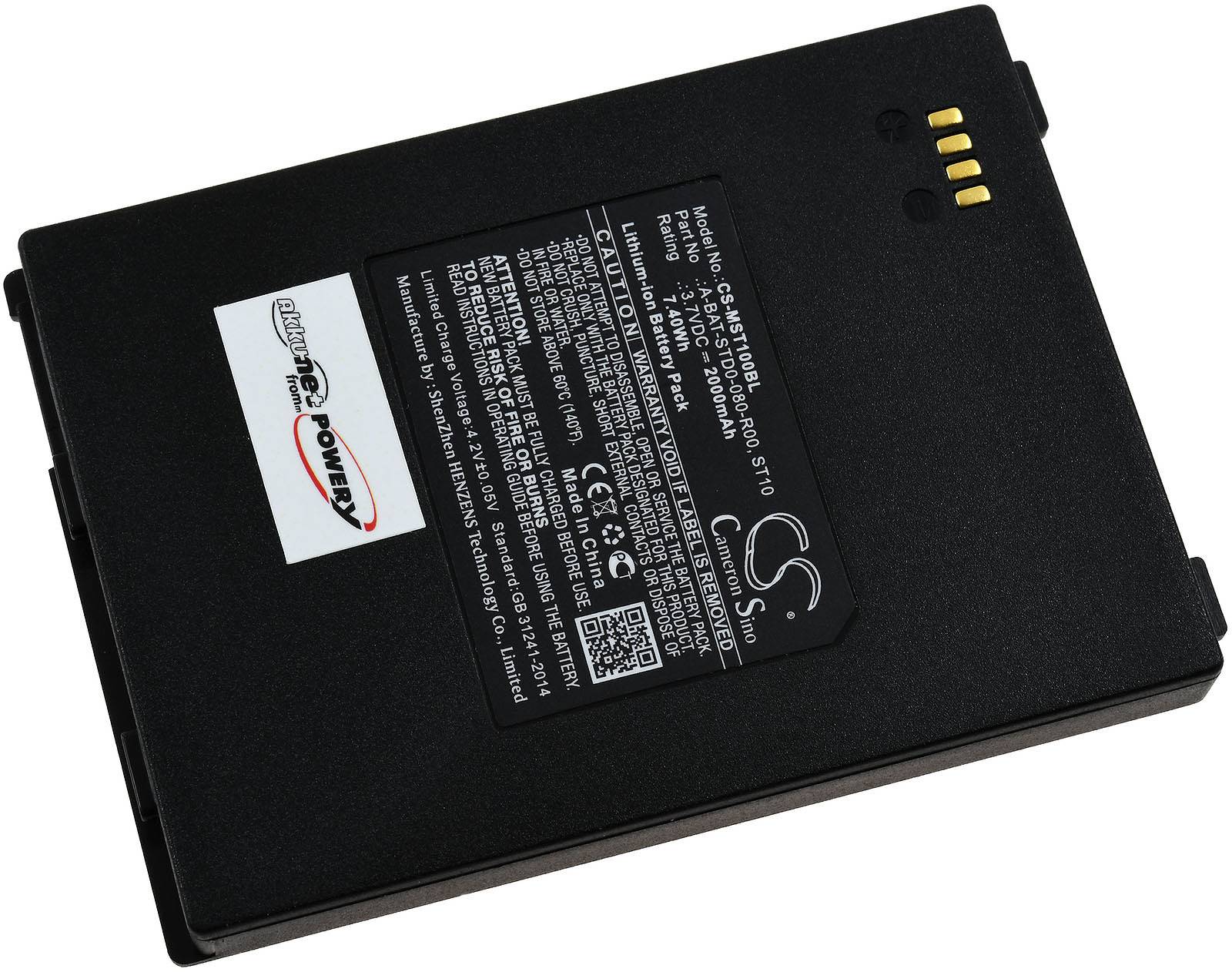 Powery Akku kompatibel mit M3 Mobile Typ B056H013-0001, 3,7V, Li-Ion