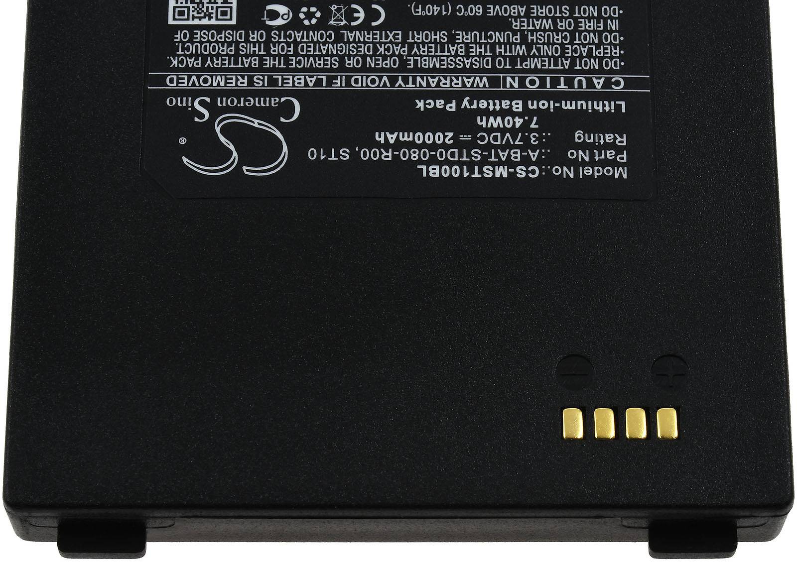Powery Akku für Barcode-Scanner, Mobil-Computer M3 Mobile ST10, 3,7V, Li-Ion