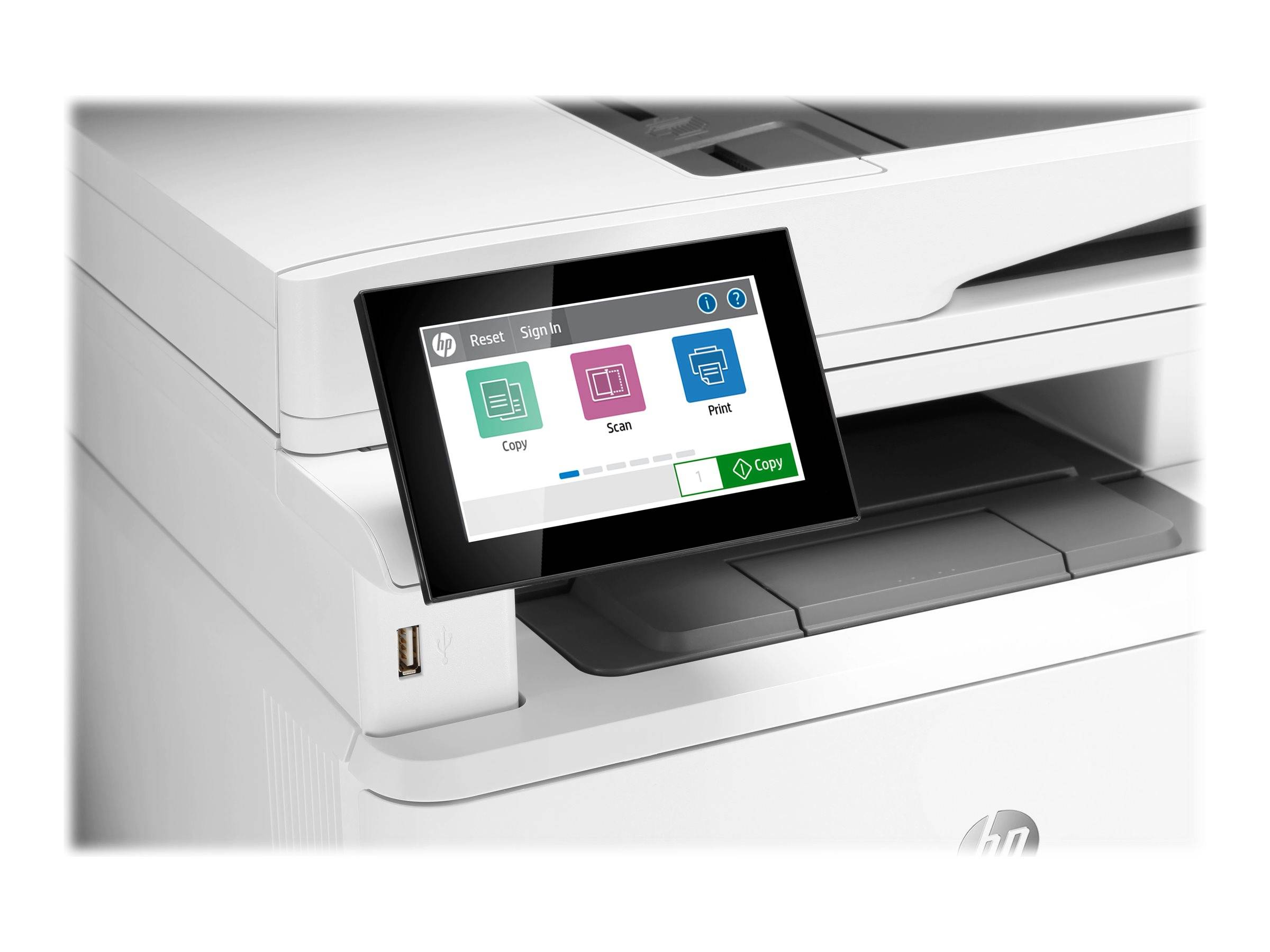 HP LaserJet Enterprise M430f MFP Multifunktionsdrucker Laser Schwarz-Weiß A4, A4, A6 Drucker, Scanner, Kopierer, Fax ADF, Duplex