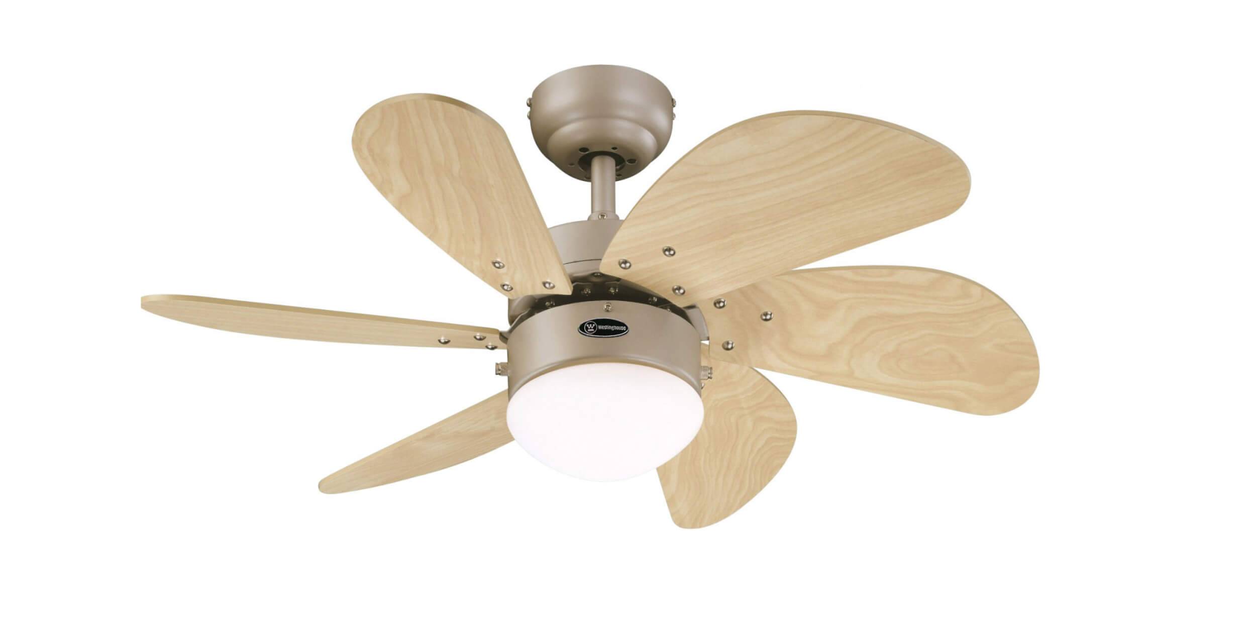 Deckenventilator Turbo Swirl Titan 76 cm mit Licht