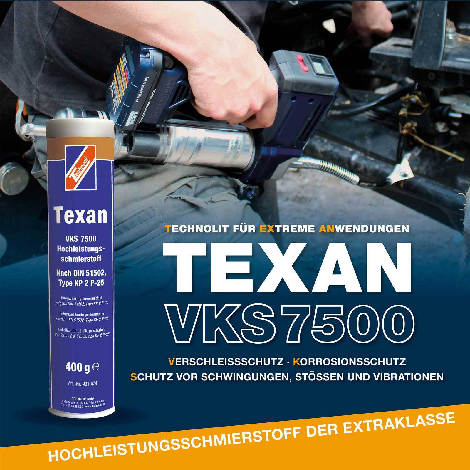 TECHNOLIT Texan VKS 7500 Hochleistungsschmierstoff - Größe:400 g