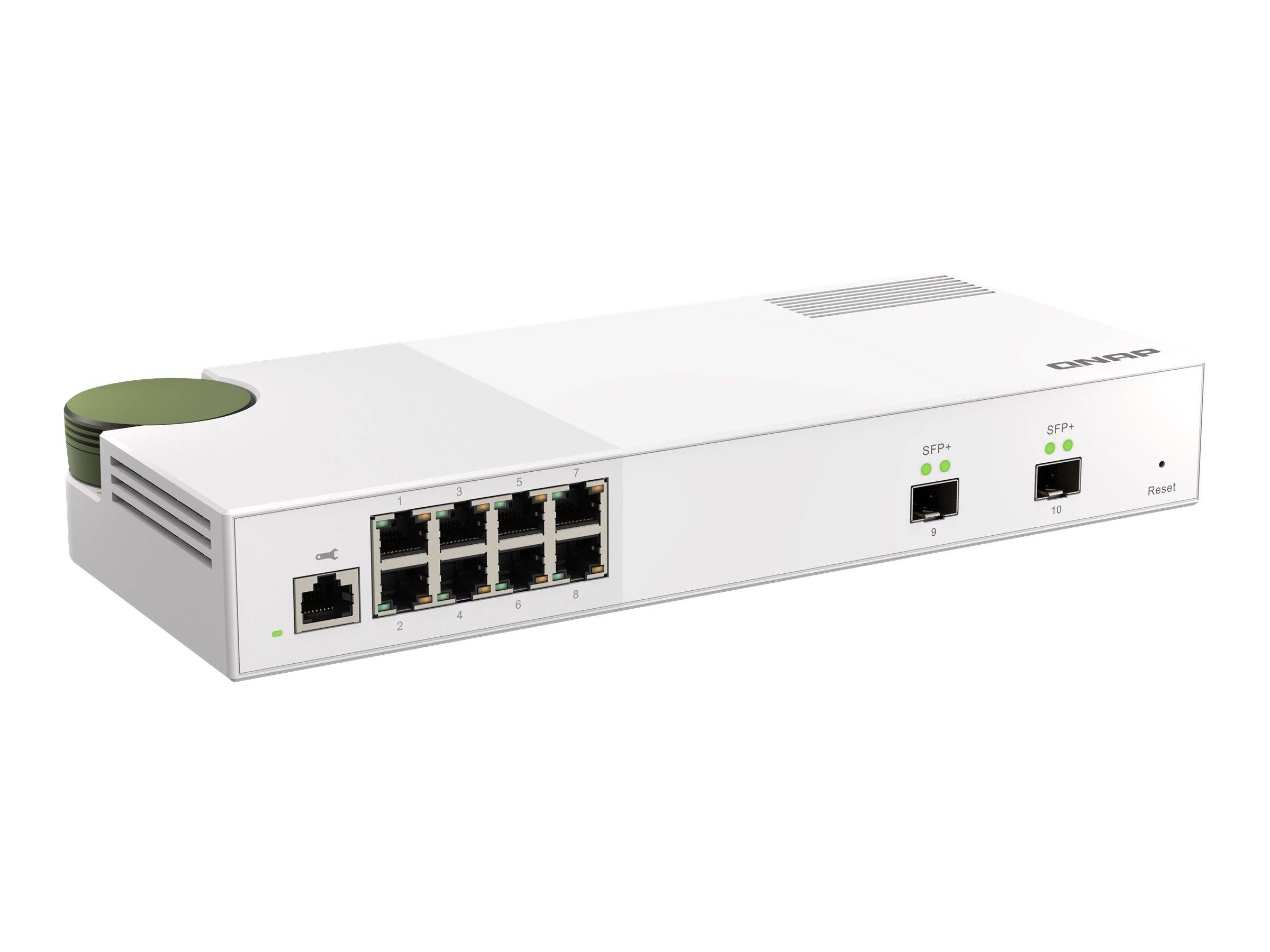 QNAP QSW-M2108-2S - Switch - managed - 2 x 10 Gigabit SFP+ + 8 x 2.5GBase-T