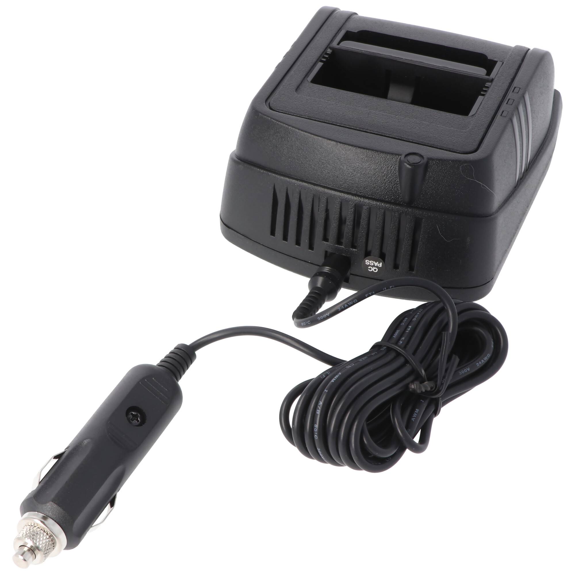 12V KFZ Ladekabel 12-24 Volt nur für Ladegerät Akku HBC FUB3, FUB5, FUB10