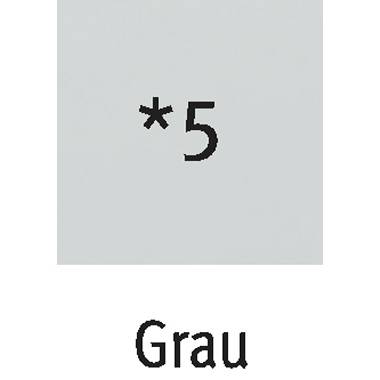 Hammerbacher Regal Solid V6400/5 5OH 100x40x200,4cm grau