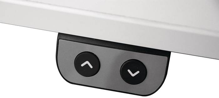 Schreibtisch Teda-P H700-1200xB1200xT800mm weiss elektr.höhenv.HAMMERBACHER