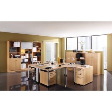 Hammerbacher Schreibtisch VXDSM82/6/S 200x120cm buche