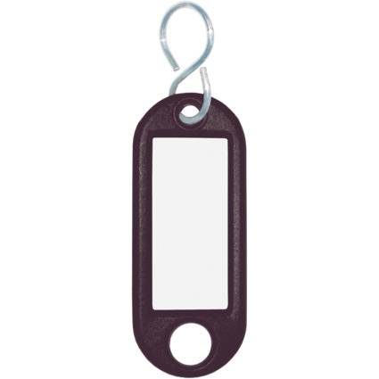 WEDO Schlüsselanhänger S-Haken, schwarz, Großpackung