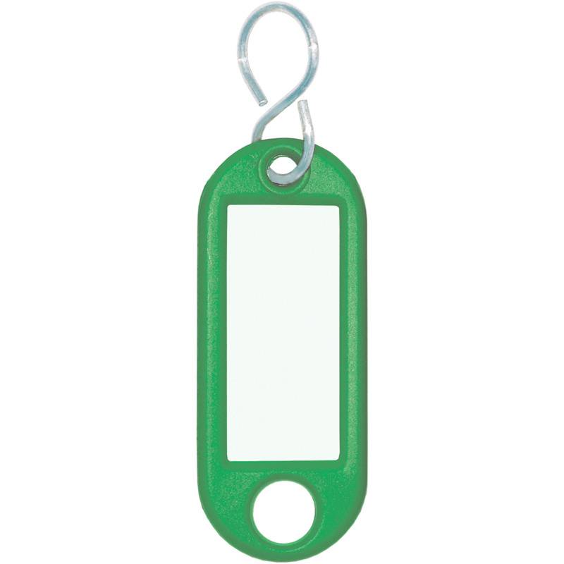 WEDO Schlüsselanhänger S-Haken, grün, Großpackung
