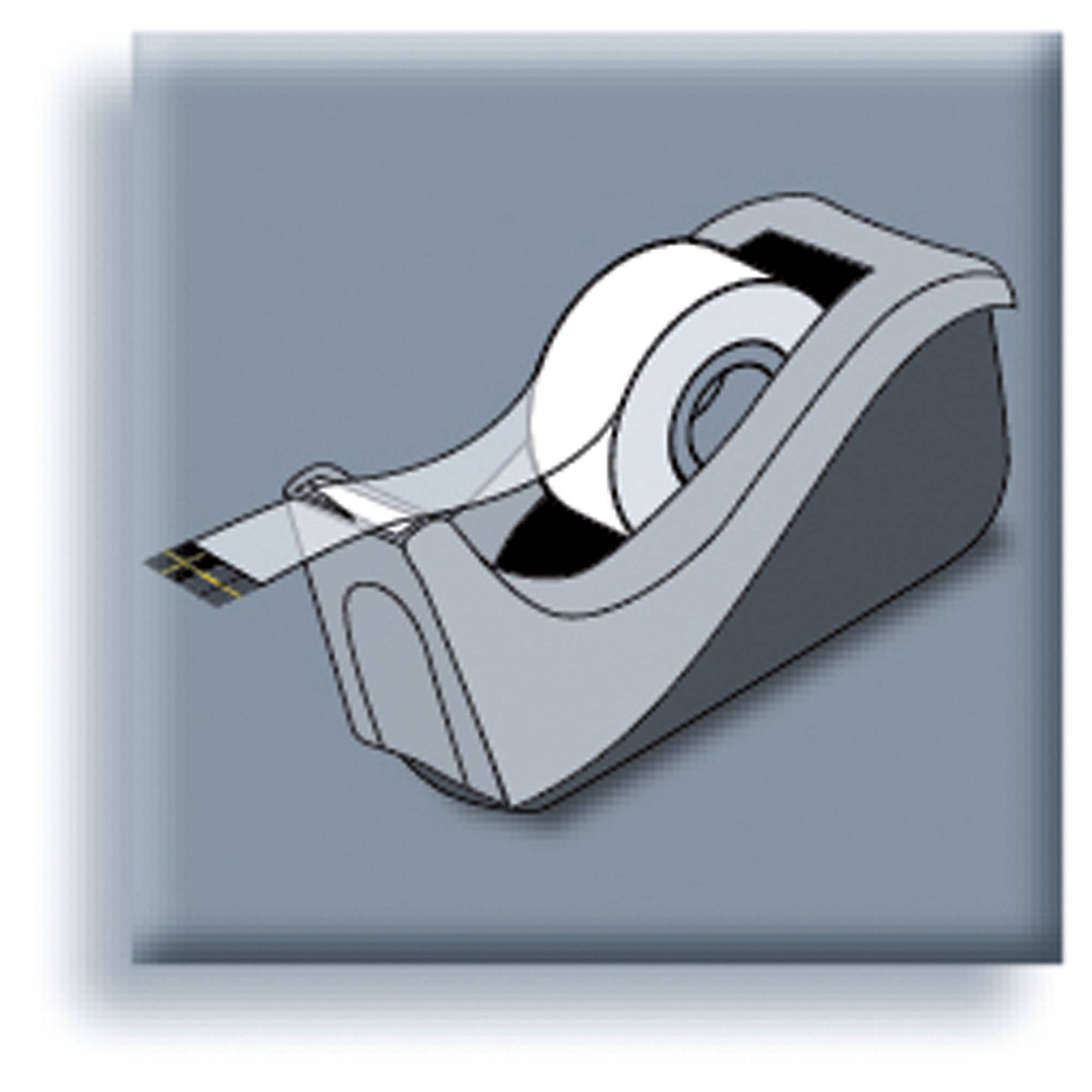 Scotch Tischabroller C60-ST bis 19mmx33m si/sw +1Klebefilm