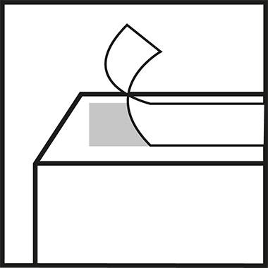 Briefhülle Lettersafe DIN lang mF 80g hk weiß 500 St./Pack.