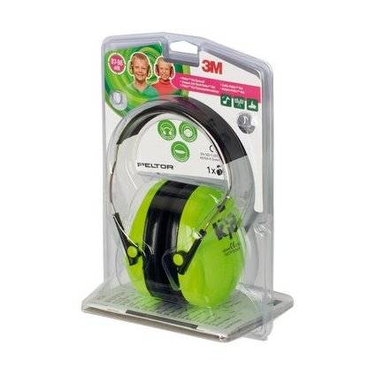 3M Peltor kid Kapsel-Gehörschutz H510, neongrün / schwarz