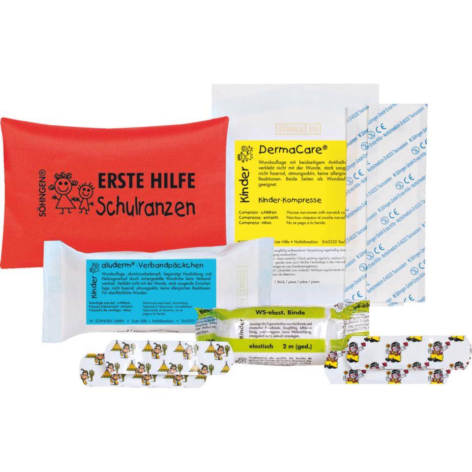 SÖHNGEN® Erste-Hilfe-Taschen Schulranzen (Junior), orange, Nylon, 135x90mm