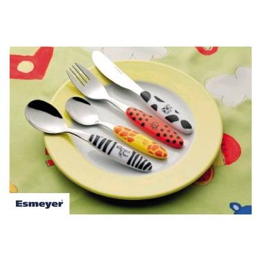 Esmeyer Kinderbesteck SAFARI 199-351 4tlg. Edelstahl poliert