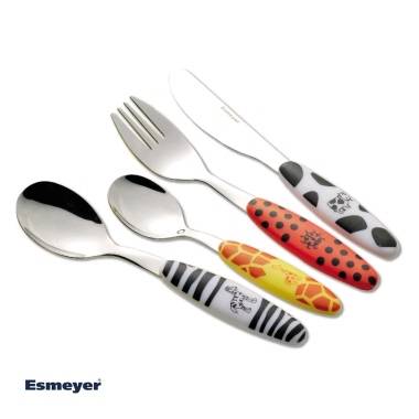 Esmeyer Kinderbesteck SAFARI 199-351 4tlg. Edelstahl poliert