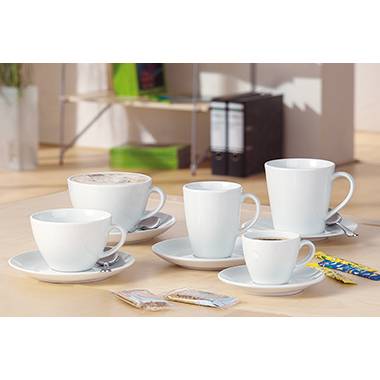 Esmeyer Cappuccinotasse Bistro 52 433-213 ws 6 St./Pack. +Untertasse