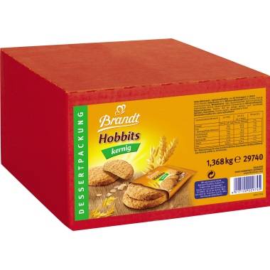 Brandt Gebäck Hobbits Kernig 29740 1.368g 60x2 St./Pack.
