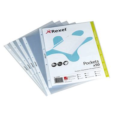 Hetzel Prospekthülle 224804 DIN A4 PP transparent 50 St./Pack.