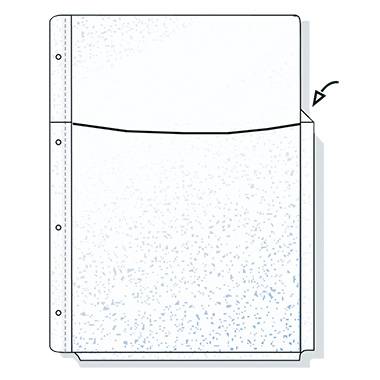 Hetzel Dokumentenhülle 22679490 A4 0,18mm leicht genarbt 5 St./Pack.
