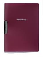 Durable 228931, Konventioneller Dateiordner, Polypropylen (PP), Burgund, Matt, Porträt, 30 Blätter