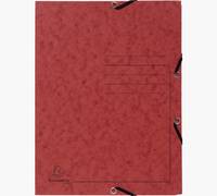 Exacompta 55405E, Zeichenmappe, A4, Pressspan, Rot, Porträt, 250 Blätter