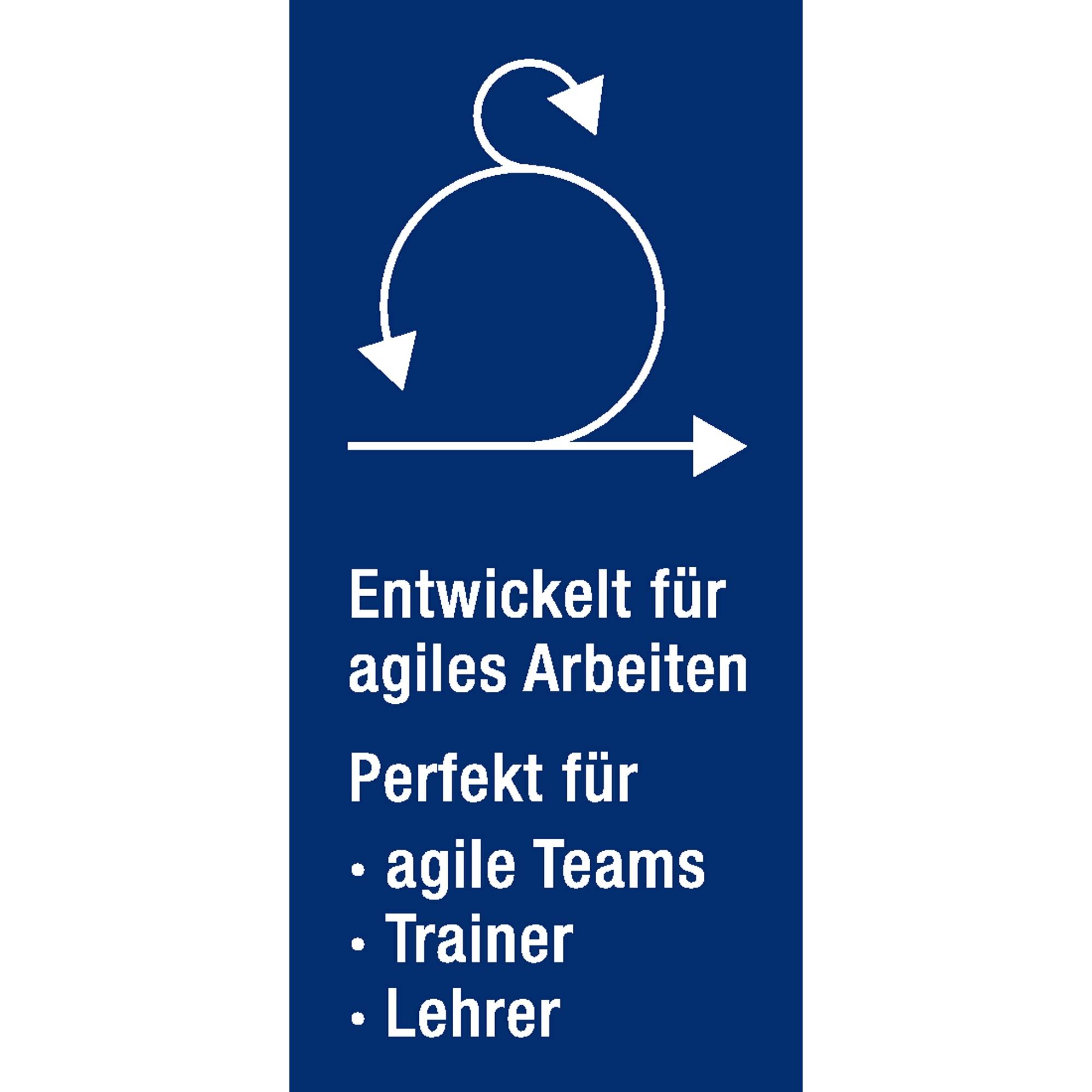 magnetoplan Moderationstasche 11124 Marker-Holster ecoAware dunkelblau