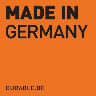 DURABLE Klemmmappe DURACLIP 60 220957 DIN A4 Hartfolie dunkelgrau